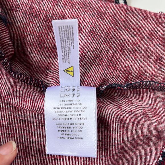 Eri Ali Effie Peplum Knit Womens Top Sz XS Retro Mod Cottagecore Anthropologie - Picture 13 of 14